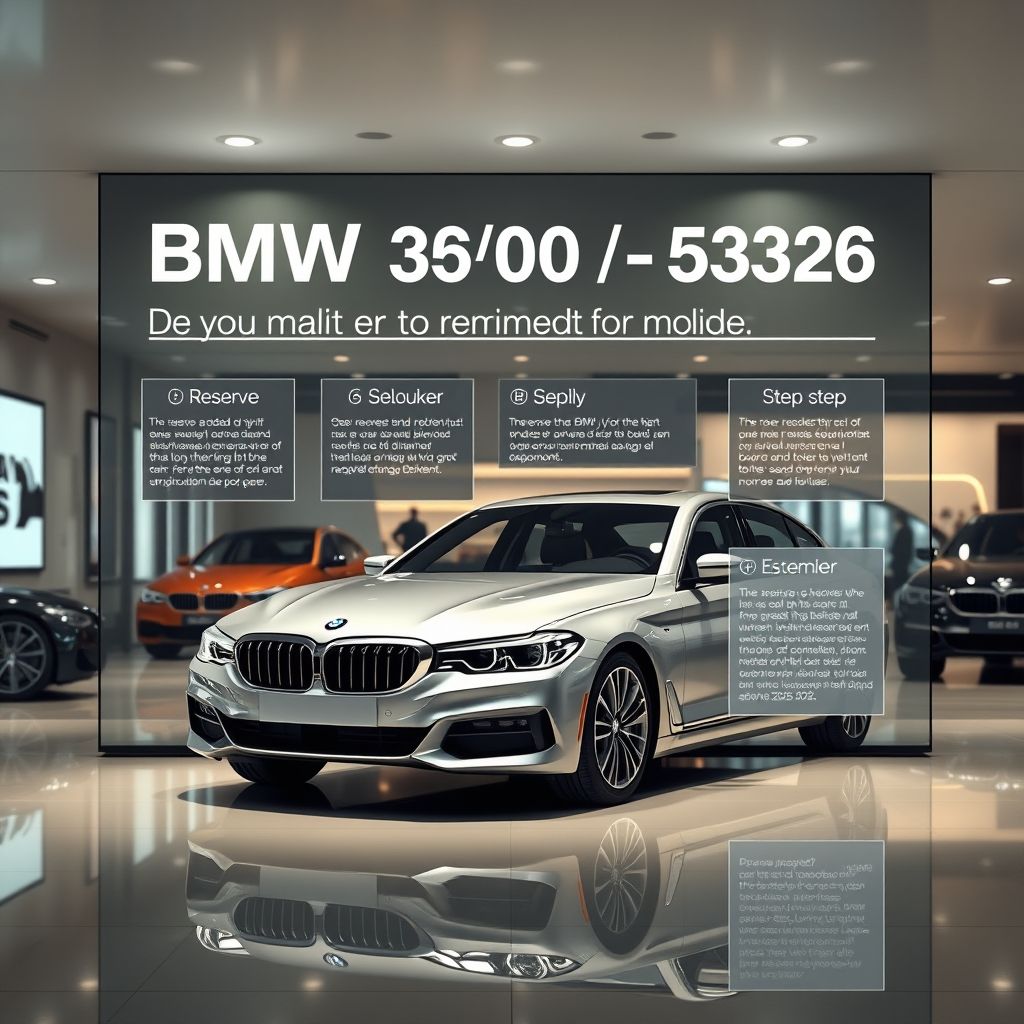 วิธีการจอง BMW 520d/530e ปี 20252026